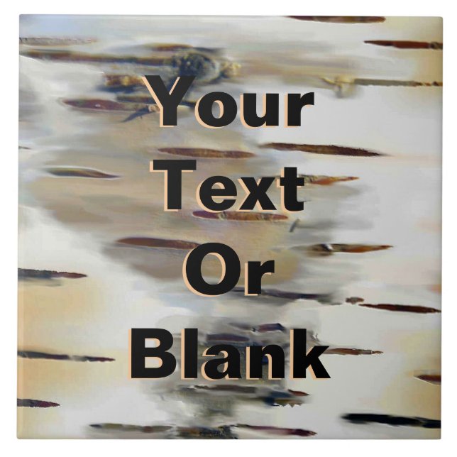 Birchbark Fliese (Vorderseite)