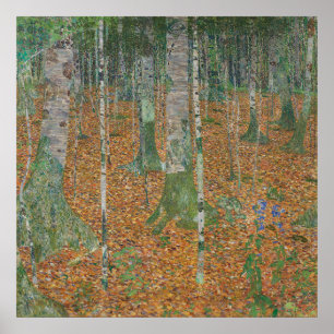 Birchwald — Gustav Klimt (1903) Poster