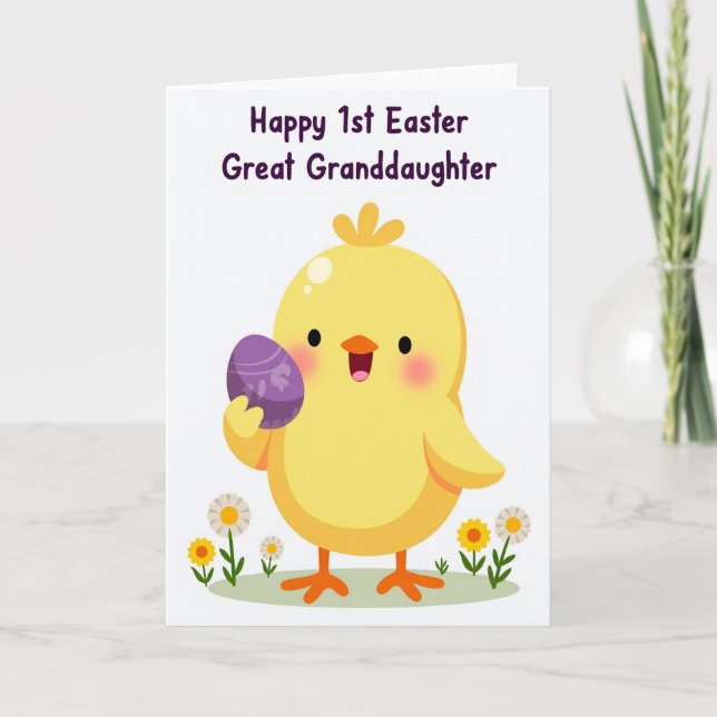 Bird And Egg Pattern Easter Card Karte (Vorderseite)