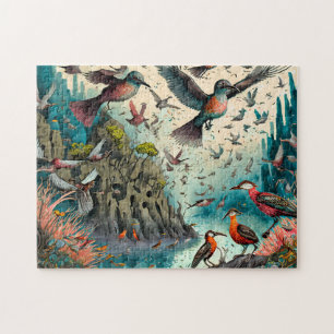 Bird Art 7 Easy Brain Art Puzzle Foto Puzzles Int