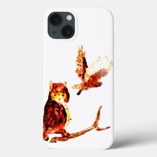 Bird Art Brown Owls 2d Case-Mate iPhone Hülle