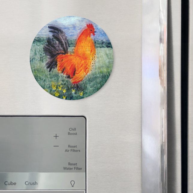 Bird Art Rooster Chicken Magnet (In Situ (Kühlschrank))