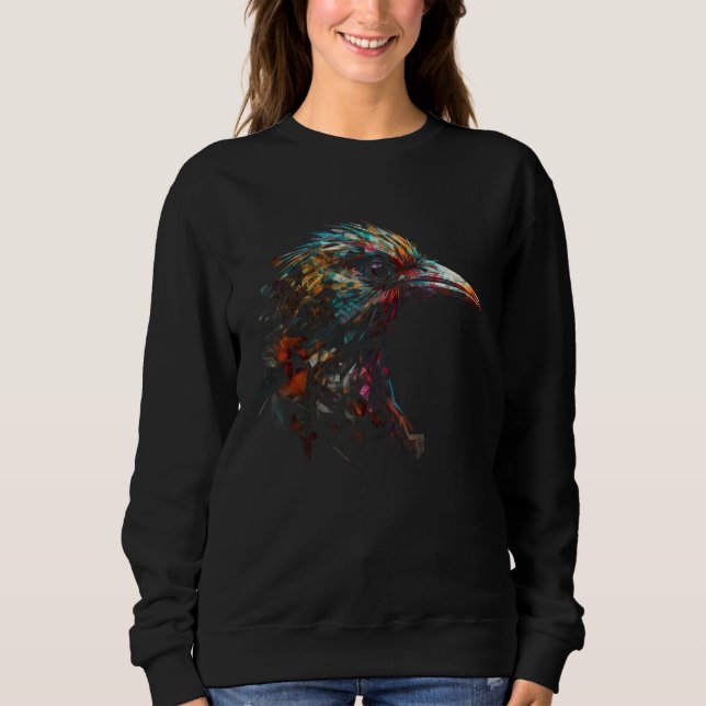 Bird Artwork  Bird Motif Animal Bird 6 Sweatshirt (Vorderseite)