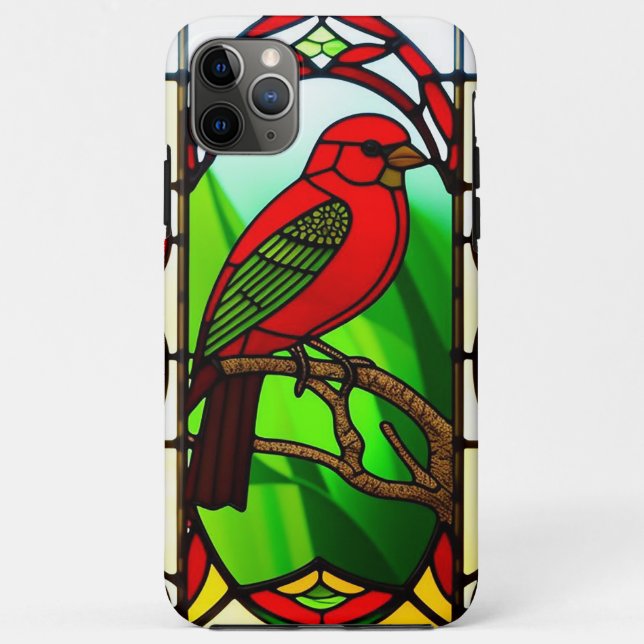 Bird Artwork in fett dekorativen Mustern Case-Mate iPhone Hülle (Rückseite)