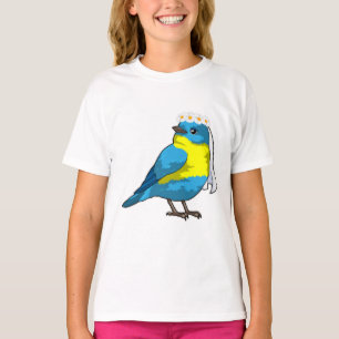 Bird as Bride with Wreath of Blume T-Shirt