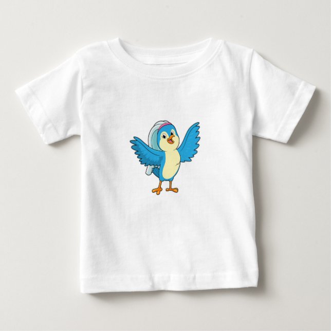 Bird as Bridge with Veil Baby T-shirt (Vorderseite)