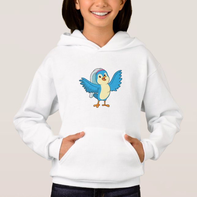 Bird as Bridge with Veil Hoodie (Vorderseite)