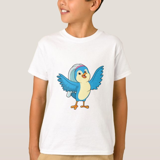 Bird as Bridge with Veil T-Shirt (Vorderseite)