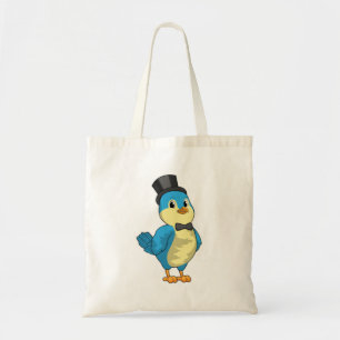 Bird as Groom with Ribbon Tragetasche