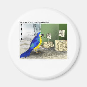Bird Bad Fixtures Funny Gifts & T-Shirts Magnet