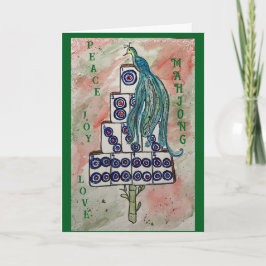 Bird Bam Holiday Feiertagskarte