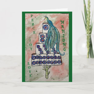 Bird Bam Holiday Feiertagskarte