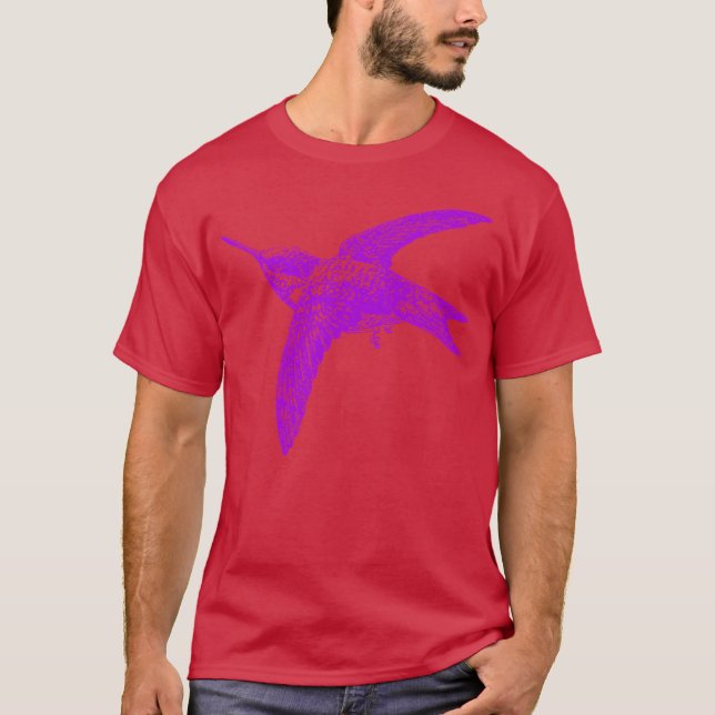 Bird Barn Swallow Bird Girl T-Shirt (Vorderseite)