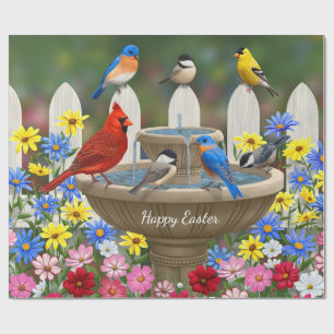 Bird Bath Geschenkpapier