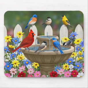 Bird Bath Mousepad