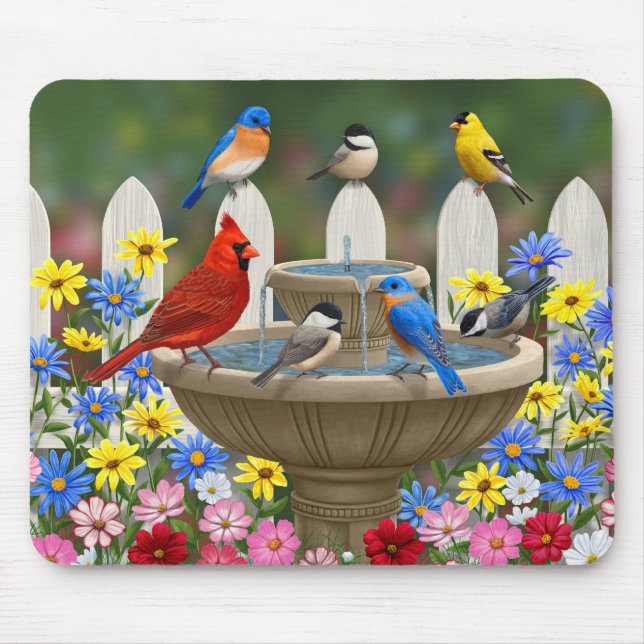 Bird Bath Mousepad (Vorne)