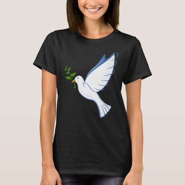 Bird Bird Lover Flying Freedom Peace T-Shirt (Vorderseite)