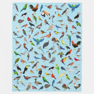 Bird Blanky Sortiment Zwei Fleece Blanket