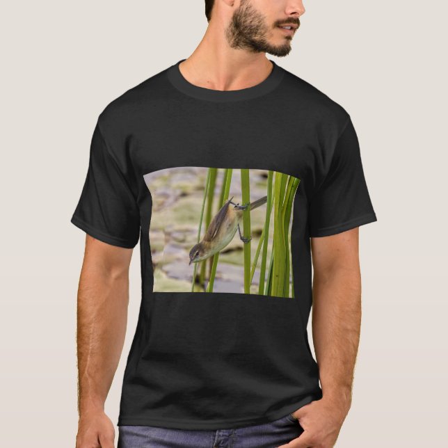 Bird by Reeds Lake Water T-Shirt (Vorderseite)