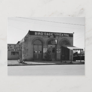 Bird Cage Theatre, Tombstone, AZ Postkarte
