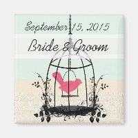 Bird Cage Wedding Stickers oder Anpassen