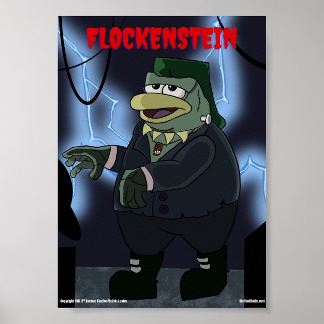 Bird Call x Klassische Monster Poster (Vorne)