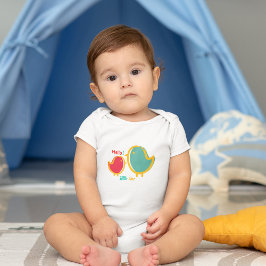 Bird Cartoon Baby Strampler