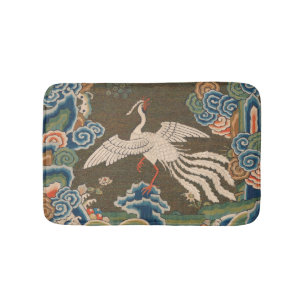 Bird Chinese Antique Decor Badematte