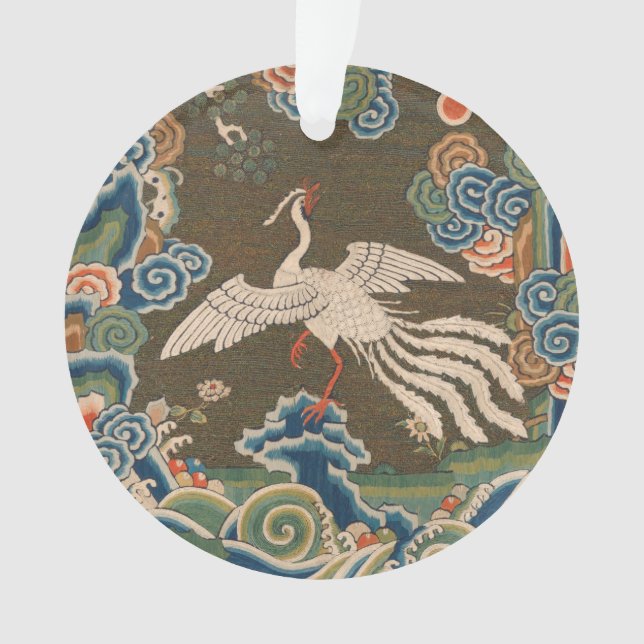 Bird Chinese Antique Decor Ornament (Vorderseite)