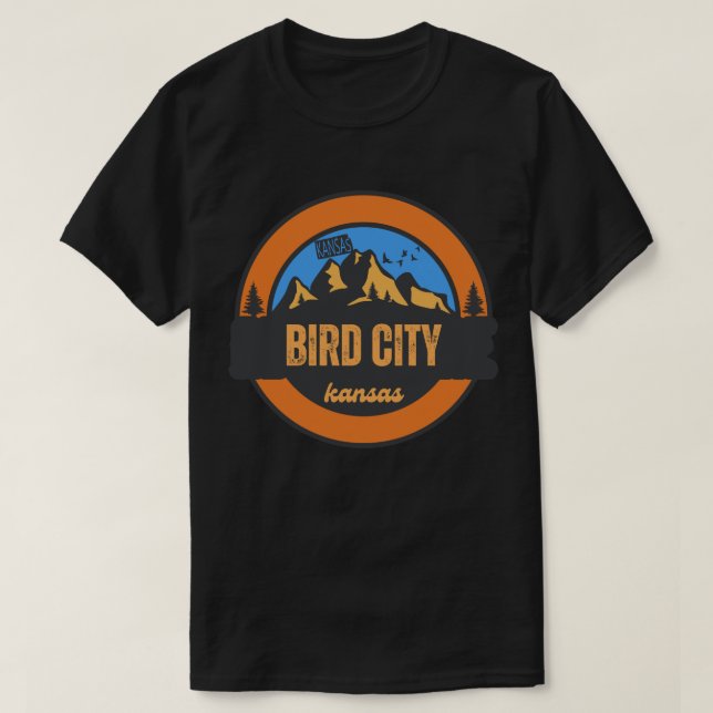 Bird City, Kansas T-Shirt (Design vorne)