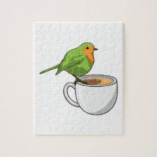 Bird Coffee Cup Puzzle