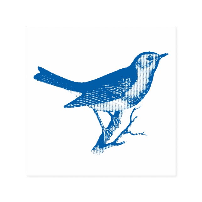 BIRD DER BRANCH-RUBBER-BRIEFMARKE PERMASTEMPEL (Design)