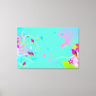 Bird Design Art Wall Leinwand