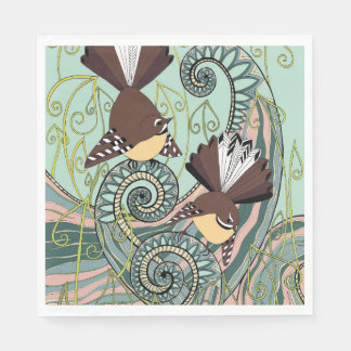 Bird Design Serviette