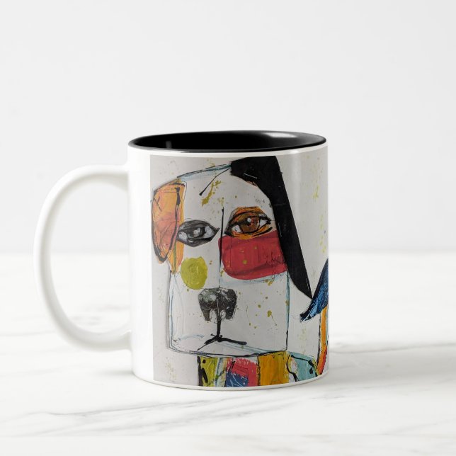 Bird Dog 11oz Mug Zweifarbige Tasse (Links)