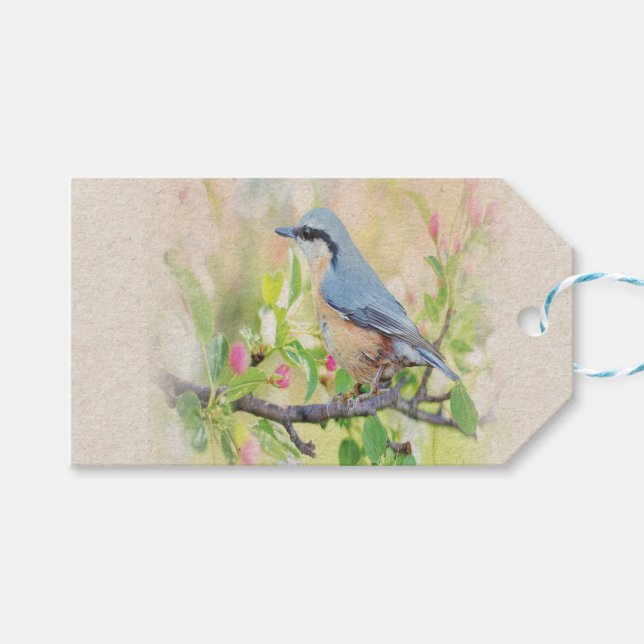 Bird Fanatic Geschenkanhänger (Vorderseite (Horizontal))
