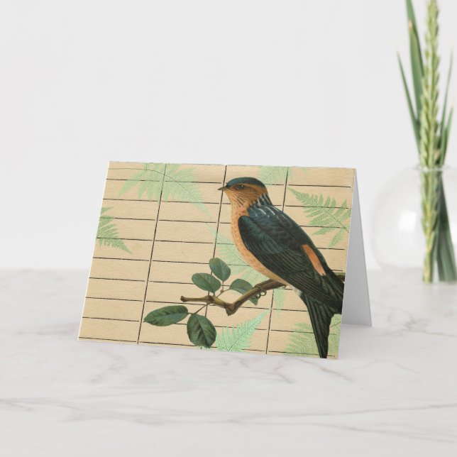 Bird Feiertagskarte (Vorderseite)