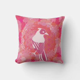 Bird flower of life kissen