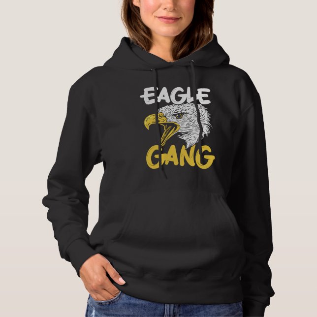 Bird  Flying Animal Ornithology Eagle Gang  1 Hoodie (Vorderseite)