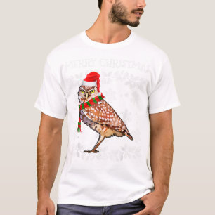 Bird Frohe Weihnachtsschmuck Burrowing T-Shirt