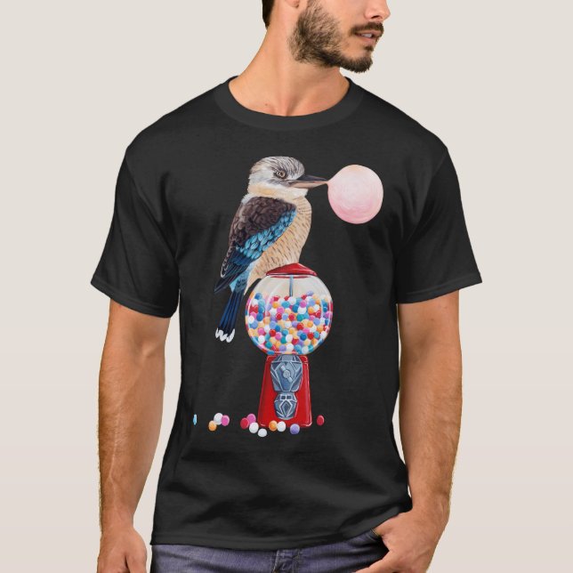 Bird Gumball Machine Kookaburra T-Shirt (Vorderseite)