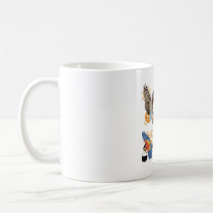 Bird Halloween Artwork Spooky Feathered Friend Ill Kaffeetasse