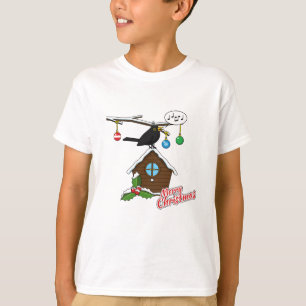 Bird House Frohe Weihnachten T-Shirt