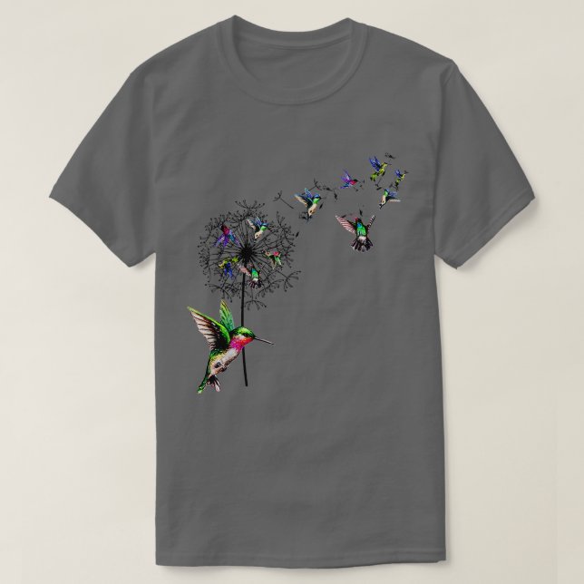 Bird Hummingbird LöwenblumenFür Frauen T-Shirt (Design vorne)