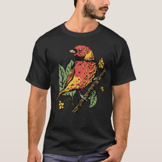 Bird Illustration Freunde T-Shirt