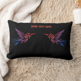 Bird Image Custom Murray Schriftart Fabric Cotton  Lendenkissen