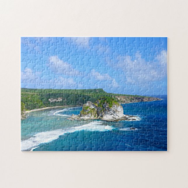 Bird Island Mariana Islands Puzzle (Horizontal)