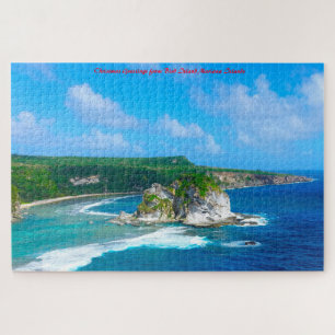 Bird Island Mariana Islands Weihnachtsgrüße Puzzle