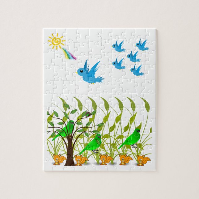 Bird Jigsaw Puzzle (Vertikal)