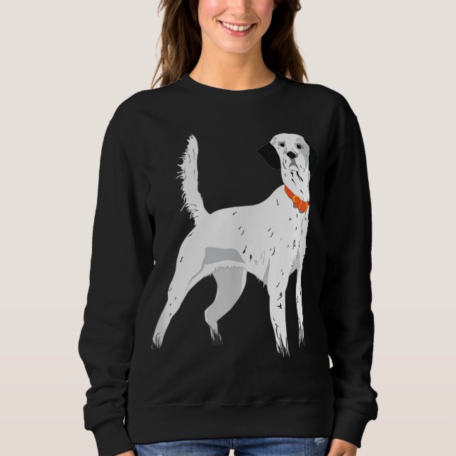 Bird Junting Hund English Setter Training Hunter D Sweatshirt (Vorderseite)